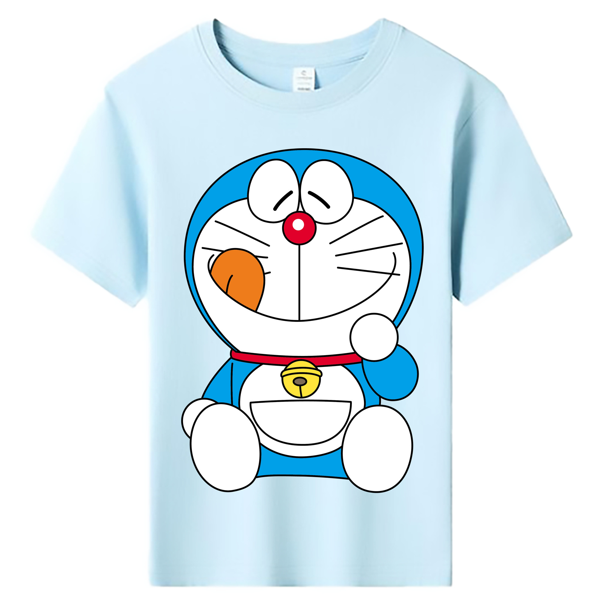 （画像用） ドラえもん Doraemon 綿100％キッズTシャツ（フロントプリント）